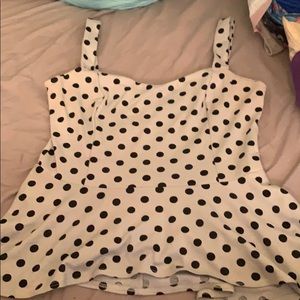 Polka dot Tank Top